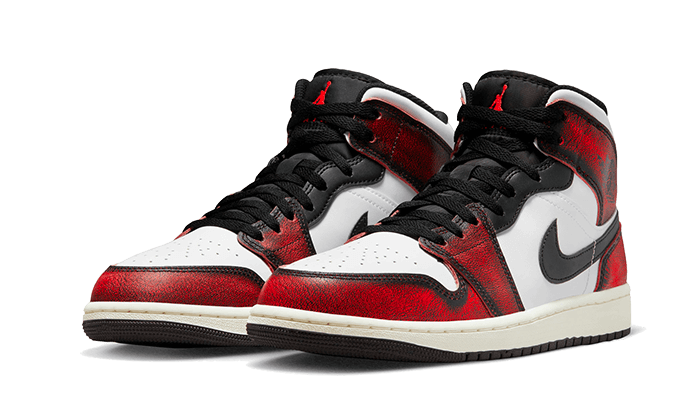 Kup oryginalne Air Jordan 1 Mid SE Wear-Away Chicago DV9565-006 - widok z drugiego boku - Sneakersy