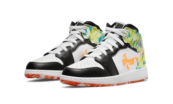 Air Jordan 1 Mid Slim Vortex - Kup oryginalne Air Jordan 1 Mid Slim Vortex DJ6563-038 - widok z drugiego boku - Sneakersy