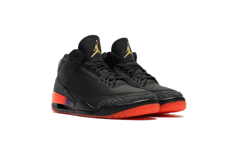 Kup oryginalne Air Jordan 3 Retro J Balvin Rio FN0344-001 - widok z drugiego boku - Sneakersy