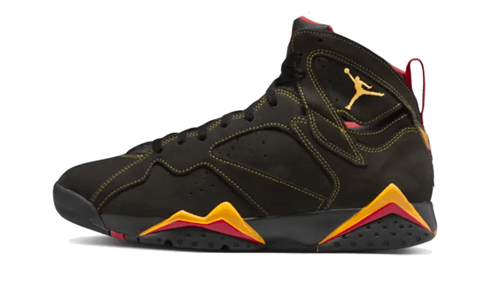 Air Jordan Air Jordan 7 Retro Citrus czarny-czerwony - widok główny z boku | Saturaise.com