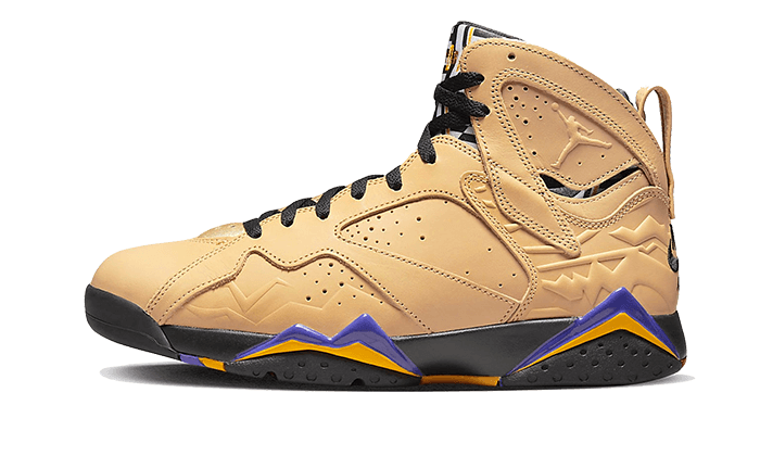 Air Jordan Air Jordan 7 SE Afrobeats czarno-żółty - widok główny z boku | Saturaise.com