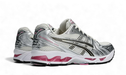 Buty Asics Gel-Kayano 14 Cream Sweet Pink - widok z przodu - Rozmiary EU