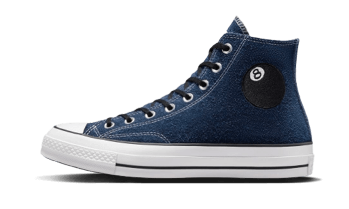 Converse Chuck 70 Stussy 8-ball czarny-biały - widok główny z boku | Saturaise.com