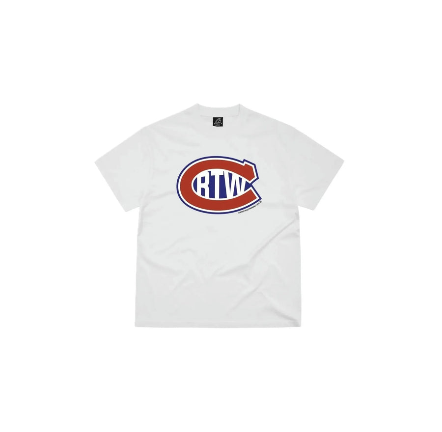Corteiz Corteiz C In RTW Tee White biały - widok główny z boku | Saturaise.com