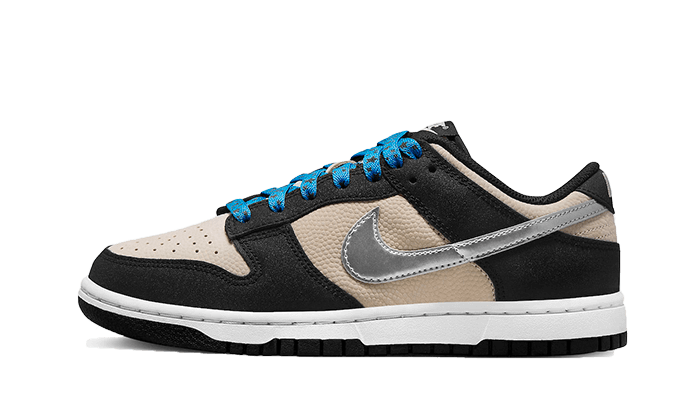 Nike Dunk Low Starry Laces czarny-granatowy - widok główny z boku | Saturaise.com