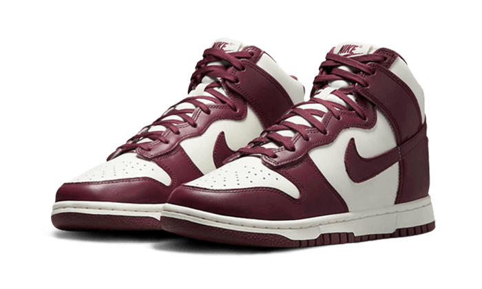 Kup oryginalne Dunk High Burgundy Crush - widok z drugiego boku - Sneakersy