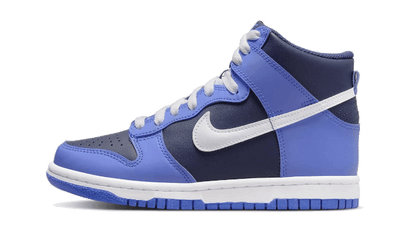 Nike Dunk High Obsidian granatowo-biały - widok główny z boku | Saturaise.com