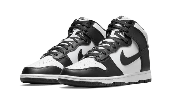 Kup oryginalne Nike Dunk High Panda (2021) - widok z drugiego boku - Sneakersy