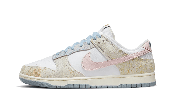 Nike Dunk Low Oxidized biały-niebieski - widok główny z boku | Saturaise.com