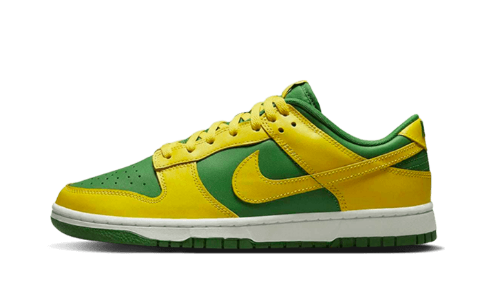 Nike Dunk Low Reverse Brazil biały-zielony - widok główny z boku | Saturaise.com