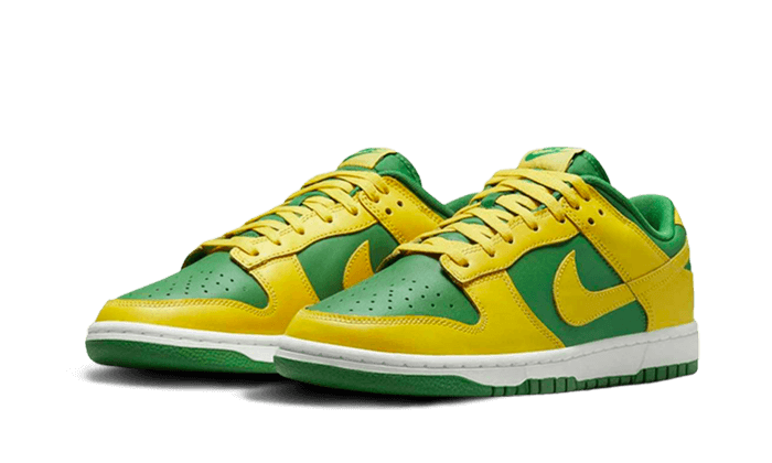 Kup oryginalne Dunk Low Reverse Brazil DV0833-300 - widok z drugiego boku - Sneakersy