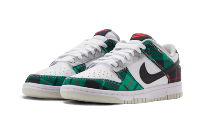 Kup oryginalne Dunk Low Tartan Plaid DV0827-100 - widok z drugiego boku - Sneakersy