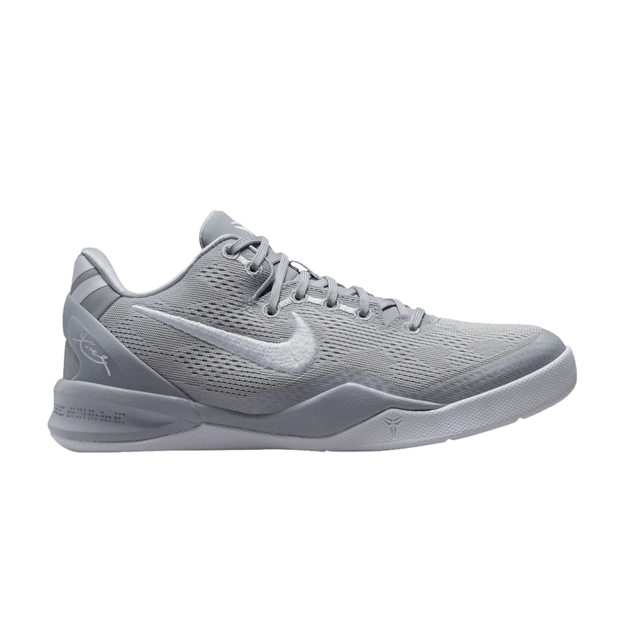 Kup oryginalne Kobe 8 Protro Wolf Grey - widok z drugiego boku - Sneakersy
