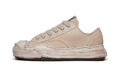 Saturaise Hank OG Sole Over-Dyed Canvas Low Brown biały-brązowy - widok główny z boku | Saturaise.com
