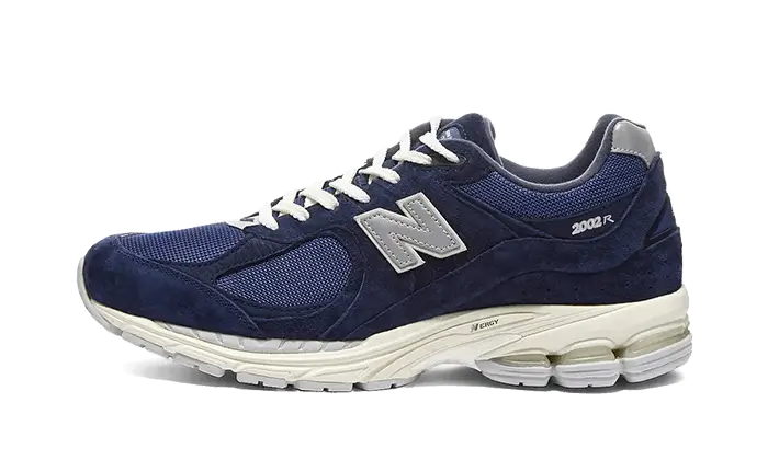 New Balance 2002R Navy Grey granatowy-szary - widok główny z boku | Saturaise.com