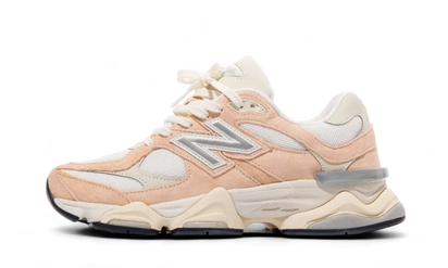 New Balance 9060 Vintage Rose biały-szary - widok główny z boku | Saturaise.com
