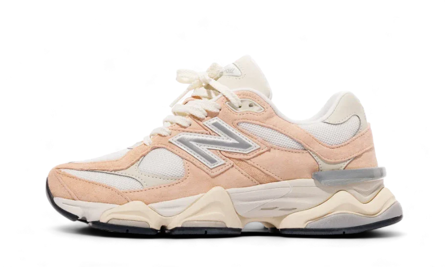 New Balance 9060 Vintage Rose biały-szary - widok główny z boku | Saturaise.com