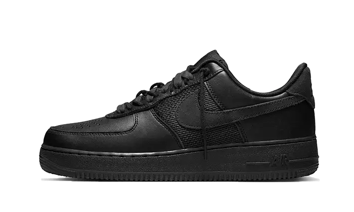 Nike Air Force 1 Low Slam Jam Black czarny - widok główny z boku | Saturaise.com