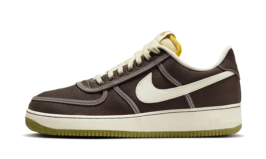 Nike Air Force 1 '07 PRM Baroque Brown brązowy - widok główny z boku | Saturaise.com