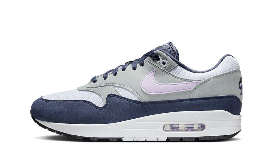 Nike Air Max 1 Thunder Blue granatowo-biały - widok główny z boku | Saturaise.com