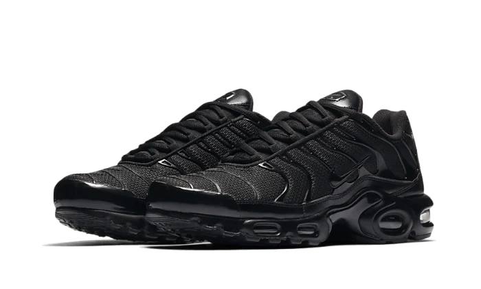 Kup oryginalne Air Max Plus Triple Black 604133-050 - widok z drugiego boku - Sneakersy