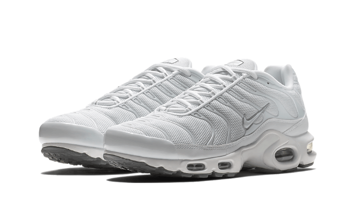 Kup oryginalne Nike Air Max Plus White - widok z drugiego boku - Sneakersy