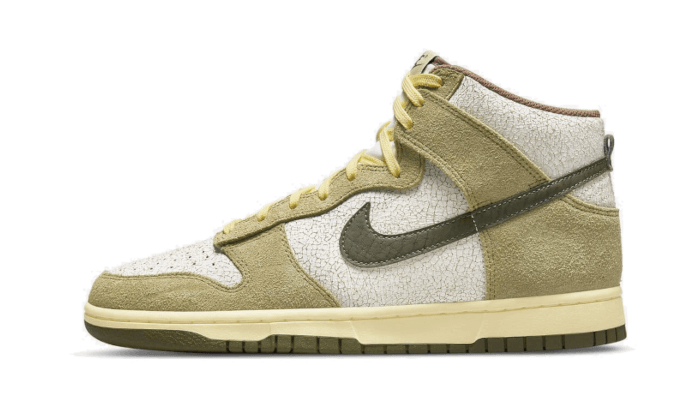 Nike Dunk High Retro Re-Raw Halloween (2021) czarny-biały - widok główny z boku | Saturaise.com