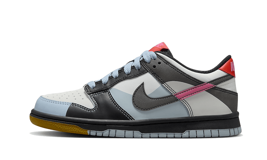 Nike Dunk Low Dance czarny-niebieski - widok główny z boku | Saturaise.com