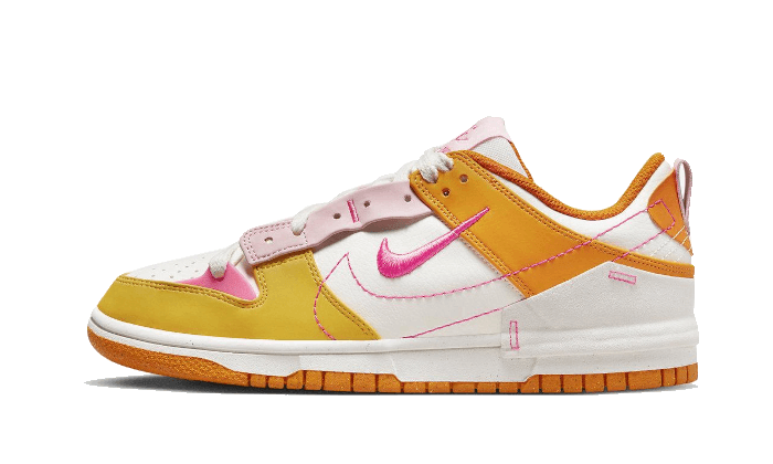 Nike Dunk Low Disrupt 2 Sunrise biały-różowy - widok główny z boku | Saturaise.com