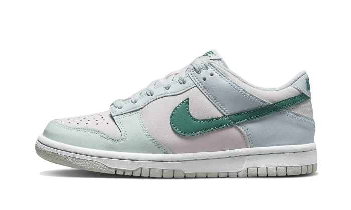 Nike Dunk Low Mineral Teal czerwony-szary - widok główny z boku | Saturaise.com