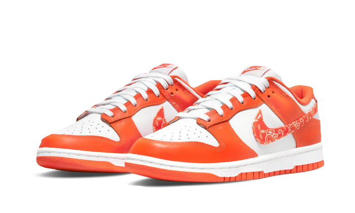 Kup oryginalne Dunk Low Essential Paisley Pack Orange DH4401-103 - widok z drugiego boku - Sneakersy