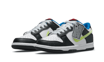 Kup oryginalne Dunk Low Signal Blue Lemon Twist DQ0977-100 - widok z drugiego boku - Sneakersy