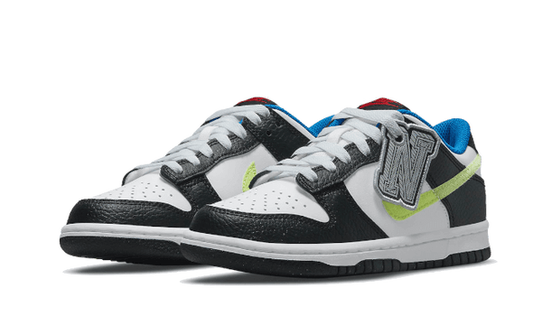Dunk Low Signal Blue Lemon Twist - Kup oryginalne Dunk Low Signal Blue Lemon Twist DQ0977-100 - widok z drugiego boku - Sneakersy