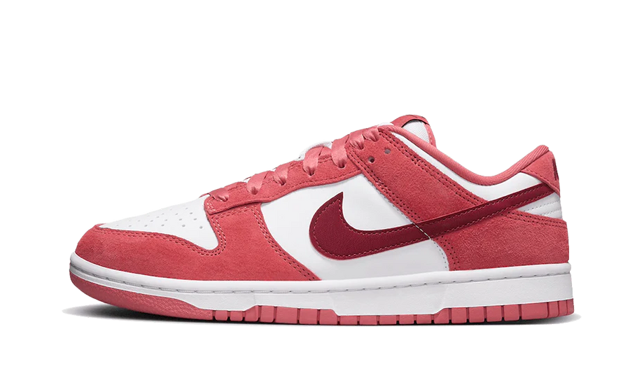Nike Dunk Low Valentine's Day biały-czerwony - widok główny z boku | Saturaise.com