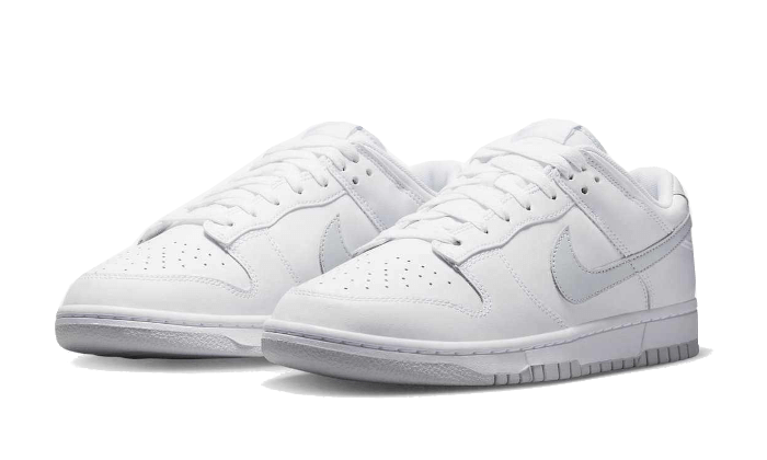 Kup oryginalne Dunk Low Retro White Pure Platinum DV0831-101 - widok z drugiego boku - Sneakersy