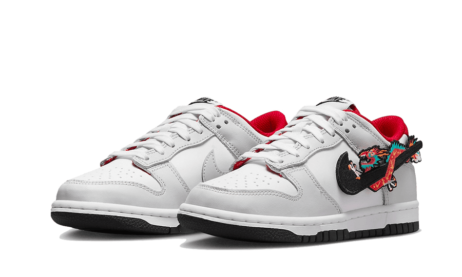 Kup oryginalne Dunk Low Year Of The Dragon FZ5528-101 - widok z drugiego boku - Sneakersy