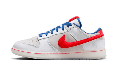 Nike Dunk Low Retro PRM Year of the Rabbit White Crimson biały-czerwony - widok główny z boku | Saturaise.com