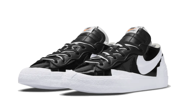 Kup oryginalne Blazer Low Sacai Black Patent - widok z drugiego boku - Sneakersy