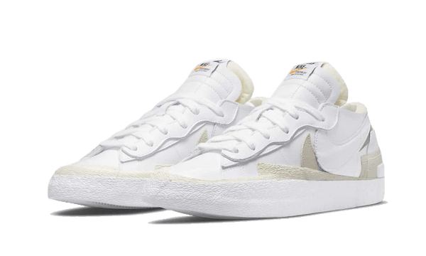 Blazer Low Sacai White Patent - Kup oryginalne Blazer Low Sacai White Patent DM6443-100 - widok z drugiego boku - Sneakersy