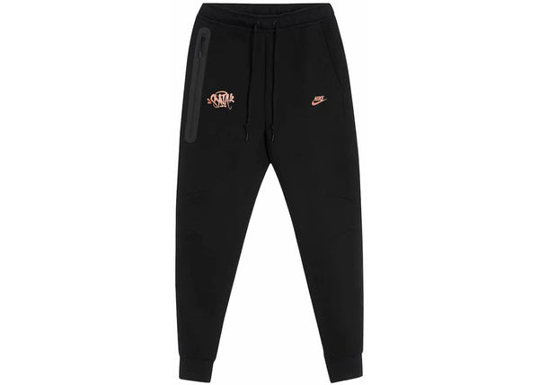 Nike Sportswear Tech Fleece x Central Cee Joggers Black/Metallic Red Bronze