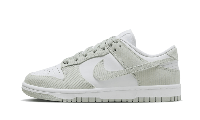 Nike Dunk Low Grey Corduroy biały-szary - widok główny z boku | Saturaise.com