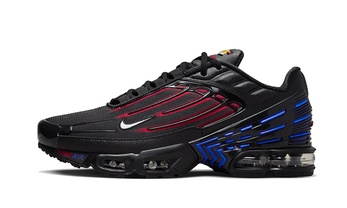 Nike Air Max Plus 3 Spider-Verse czarny-biały - widok główny z boku | Saturaise.com