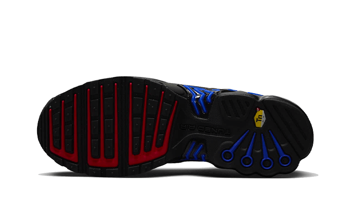 Buty Nike Air Max Plus 3 Spider-Verse - widok z przodu - Rozmiary EU