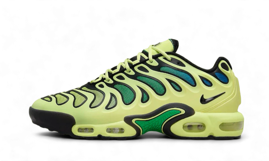 Nike Air Max Plus Drift Neon Yellow czarny-zielony - widok główny z boku | Saturaise.com