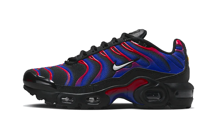 Nike Nike Air Max Plus Spider-Man czarny-biały - widok główny z boku | Saturaise.com