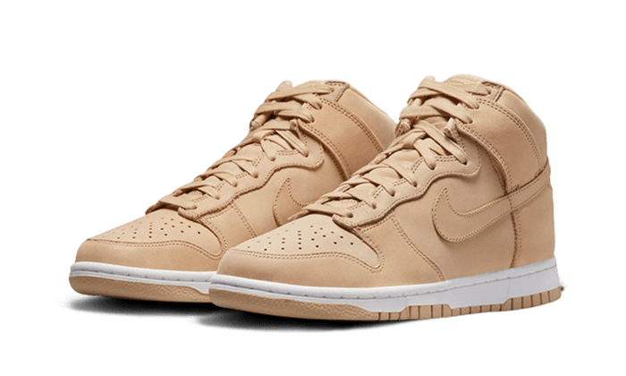 Kup oryginalne Dunk High PRM Vachetta Tan - widok z drugiego boku - Sneakersy