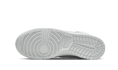 Buty Nike Dunk High Retro Grey White - widok z przodu - Rozmiary EU