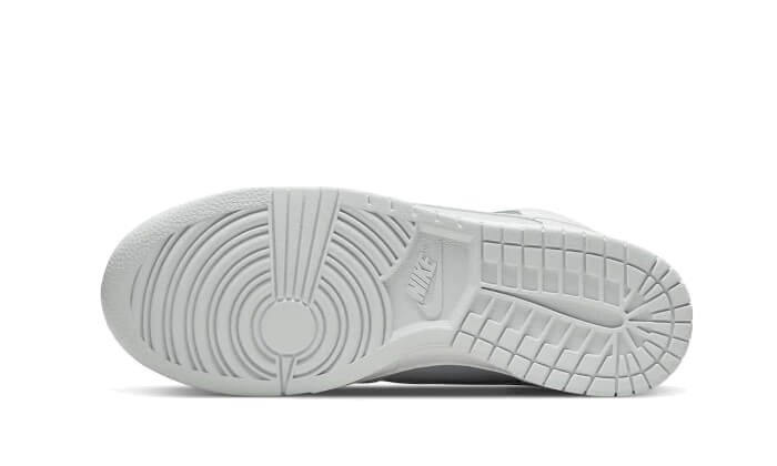 Buty Nike Dunk High Retro Grey White - widok z przodu - Rozmiary EU