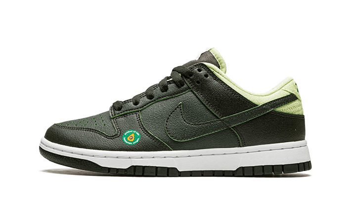 Nike Dunk Low Avocado czerwony-zielony - widok główny z boku | Saturaise.com