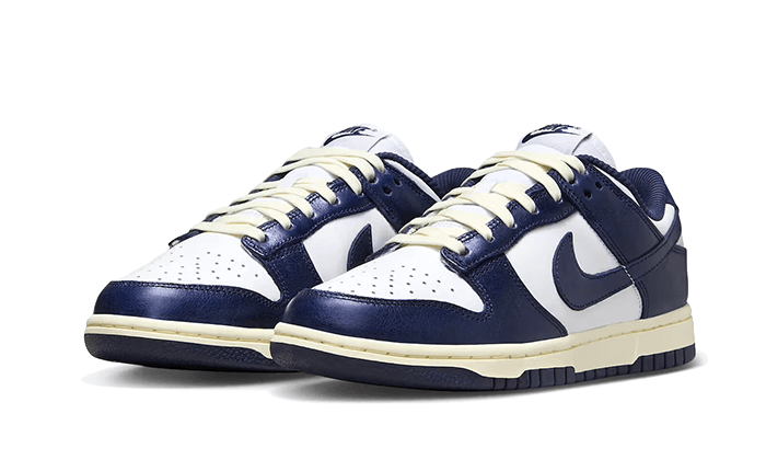 Kup oryginalne Dunk Low Vintage Navy FN7197-100 - widok z drugiego boku - Sneakersy